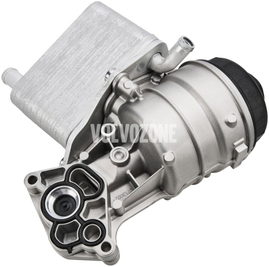 Domček olejového filtra s tesnením a chladičom 3.2/T6/Polestar P3 S80 II/V70 III/XC70 III/XC60, 3.2 P2 XC90 (OEM)