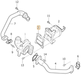 Tesnenie EGR chladiča - EGR ventilu 2.0 D2/D3/D4/D5 (2014-) P1 P3 SPA/CMA