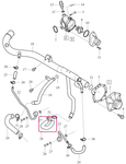 Cooler HOSE Inlet Volvo 31439473