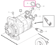 O-RING Volvo 988846 - 24x3 mm