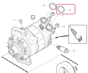 O-RING Volvo 988847 (26.2x3 mm)