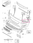 BRACKET Left Volvo 31214872 (2010-)