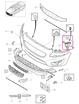 BRACKET Right Volvo 31214877 (2010-) (OEM)