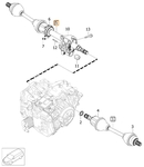 Poloos pravá 2.0 D4/D5/T5/T6 P3 (2014-) S60 II/V60 S80 II/V70 III prevodovka TG-81SC