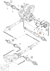 Poloos pravá 3.0 T6/4.4 V8 P3 S60 II/V60 S80 II/V70 III prevodovka TF-80SC AWD (OEM)