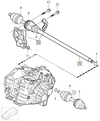 Poloos pravá 5 valec D3/D4/2.4D P3 XC60 prevodovka M66 (OEM)