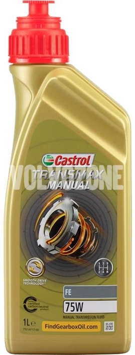 Prevodový olej manuálnej prevodovky Castrol Transmax Manual FE 75W 1L (Syntrans)
