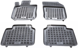 Gumové rohože s vysokým okrajom SPA S90 II/V90 II(XC) - čierno-sivé