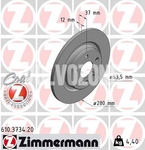 Zadný brzdový kotúč (280mm) CMA XC40