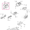 Uloženie motora pravé 1.5 T2/T3 CMA (2021-) XC40, Twin Engine T4/T5 (OEM)