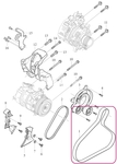 Drážkový remeň 7PK 4 valec Mild Hybrid B3/B4/B5/B6 SPA/CMA 1190mm