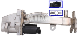 EGR ventil + riadiaci ventil + chladič + tesnenie 2.4D/D5 P2 (-2006)(bez DPF) S60/S80/V70 II/XC70 II/XC90