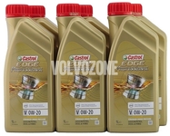 Motorový olej pre 3-4 valcové motory VEA Volvo - Castrol Edge Professional V 0W-20 6L