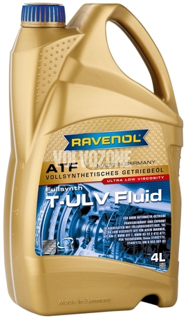 Prevodový olej automatickej prevodovky (2020-) Ravenol ATF T-ULV 4L