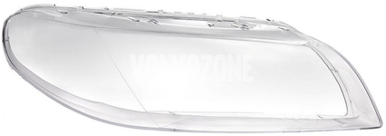 Sklo svetlometu pravé P3 S80 II/V70 III/XC70 III (plastové)