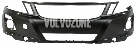 Predný náraznik P3 (-2013) XC60 s otvormi na ostrekovače, bez dier pre parkovacie senzory