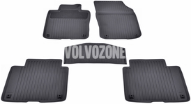 Gumové rohože SPA S90 II/V90 II(XC) - čierno-sivé