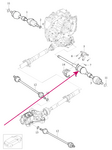 AXLE SHAFT, EXCH Right Volvo 36003641 // AWF8G45 AWD