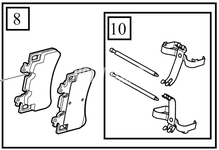 Front BRAKE PAD KIT Volvo 32300756
