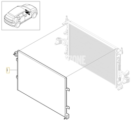 CONDENSER Volvo 80001019 (OEM)