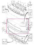 BUMPER COVER Lower Volvo 80003633