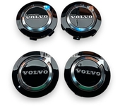 Sada stredových krytiek kolies (64mm) čierna, chróm // 2025- DESIGN